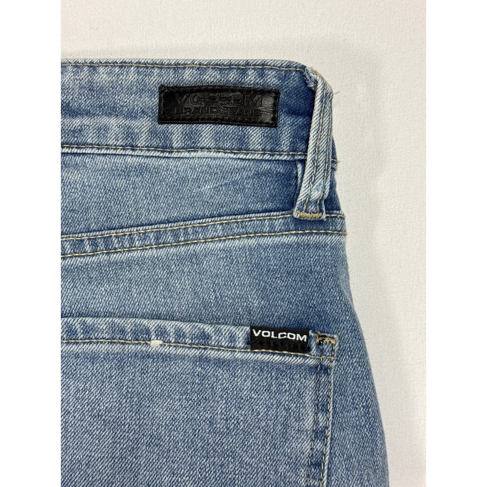 Volcom Women's High Rise Stoney Kick Flare Ankle  Jeans - Size 28 (27x26.5)* - Picture 4 of 7